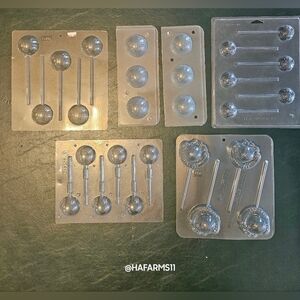 5 Sports Theme Candy Molds